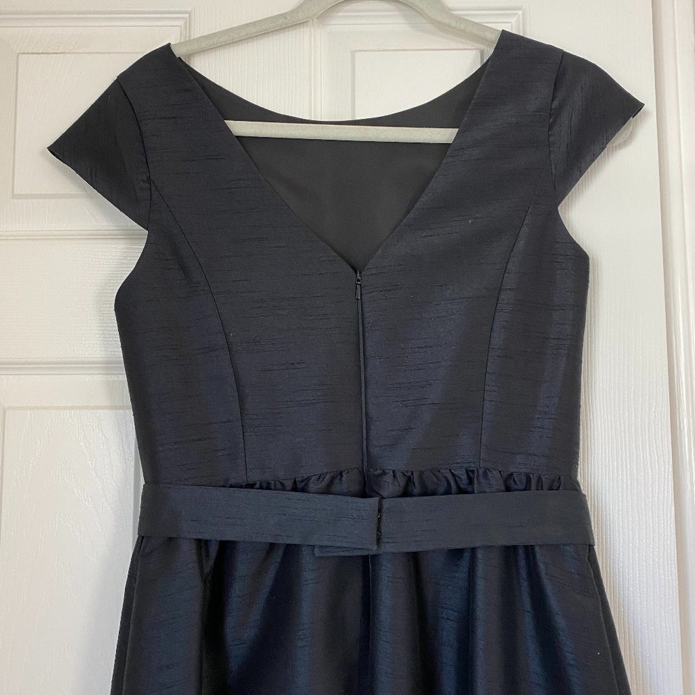 Alfred Sung Black Cap Sleeve Dress